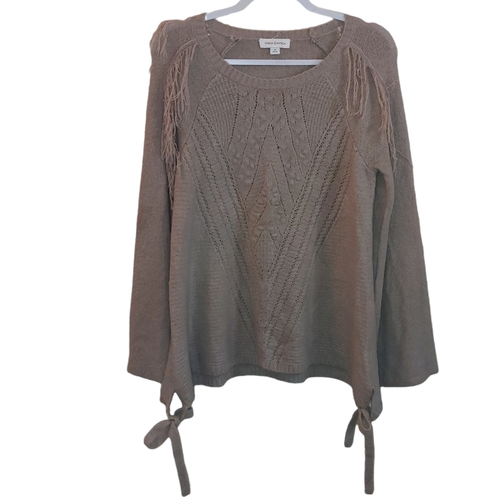 VINTAGE AMERICA LADIES LONG SLEEVE SWEATER- M